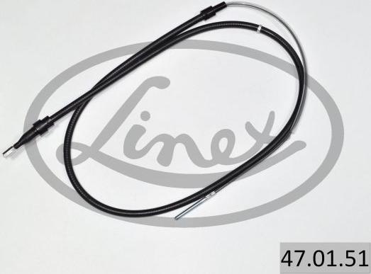 Linex 47.01.51 - Тросик, cтояночный тормоз autospares.lv