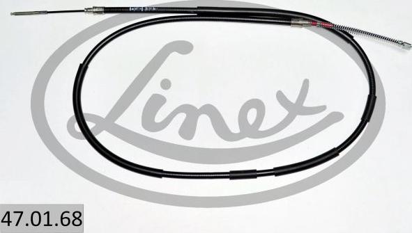 Linex 47.01.68 - Тросик, cтояночный тормоз autospares.lv