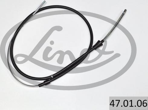 Linex 47.01.06 - Тросик, cтояночный тормоз autospares.lv