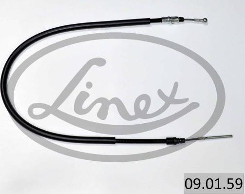 Linex 09.01.59 - Тросик, cтояночный тормоз autospares.lv