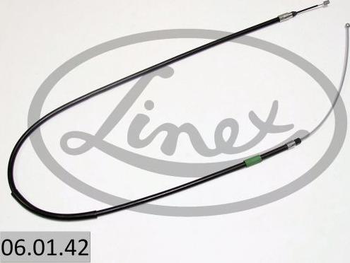 Linex 06.01.42 - Тросик, cтояночный тормоз autospares.lv