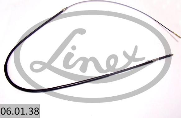 Linex 06.01.38 - Тросик, cтояночный тормоз autospares.lv