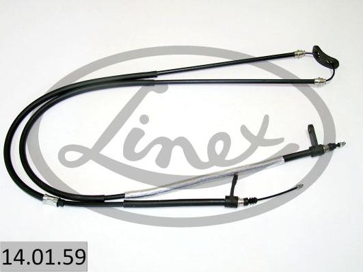 Linex 14.01.59 - Тросик, cтояночный тормоз autospares.lv