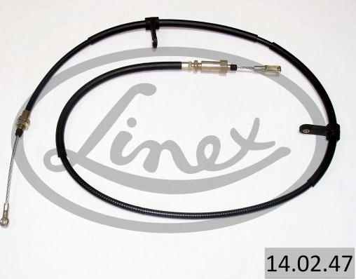 Linex 14.02.47 - Тросик, cтояночный тормоз autospares.lv
