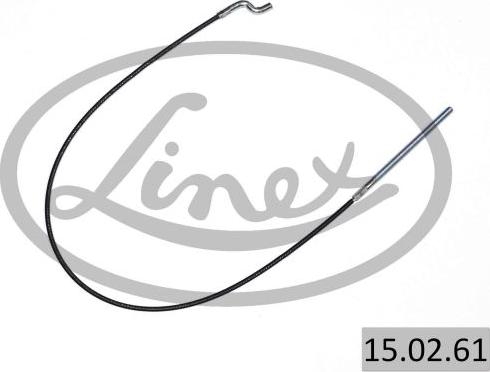 Linex 15.02.61 - Тросик, cтояночный тормоз autospares.lv