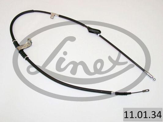 Linex 11.01.34 - Тросик, cтояночный тормоз autospares.lv