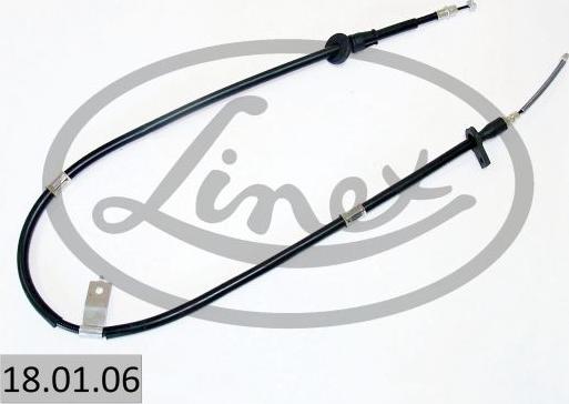 Linex 18.01.06 - Тросик, cтояночный тормоз autospares.lv