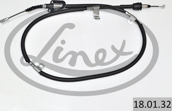 Linex 18.01.32 - Тросик, cтояночный тормоз autospares.lv