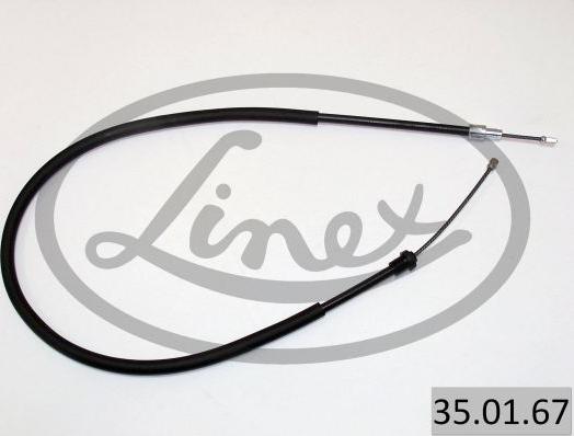 Linex 35.01.67 - Тросик, cтояночный тормоз autospares.lv