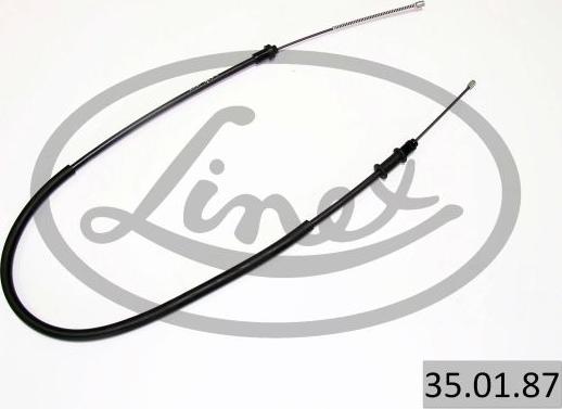 Linex 35.01.87 - Тросик, cтояночный тормоз autospares.lv