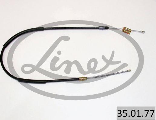 Linex 35.01.77 - Тросик, cтояночный тормоз autospares.lv