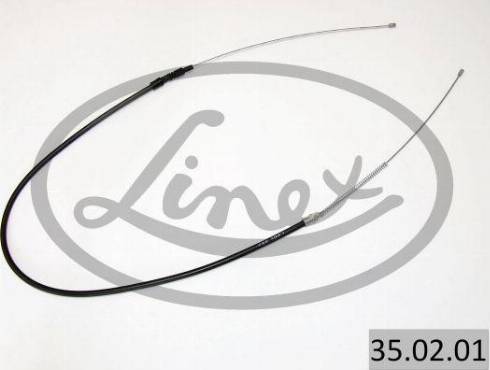 Linex 35.02.01 - Тросик, cтояночный тормоз autospares.lv