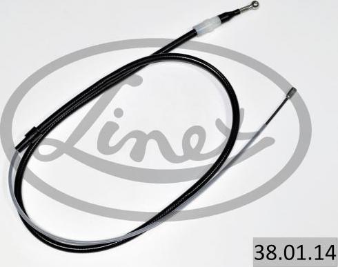 Linex 38.01.14 - Тросик, cтояночный тормоз autospares.lv