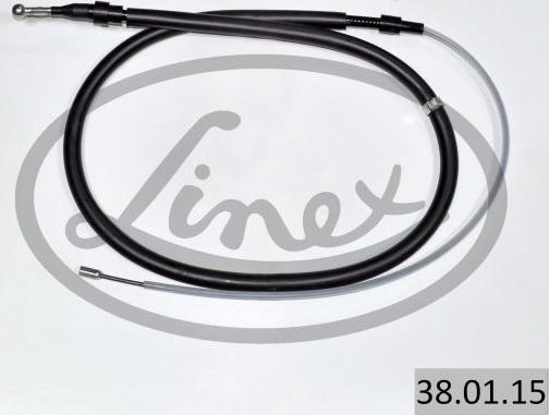 Linex 38.01.15 - Тросик, cтояночный тормоз autospares.lv