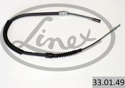 Linex 33.01.49 - Тросик, cтояночный тормоз autospares.lv