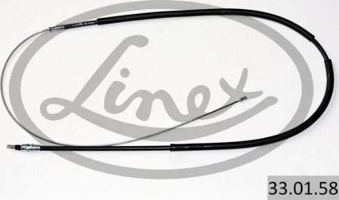 Linex 33.01.58 - Тросик, cтояночный тормоз autospares.lv