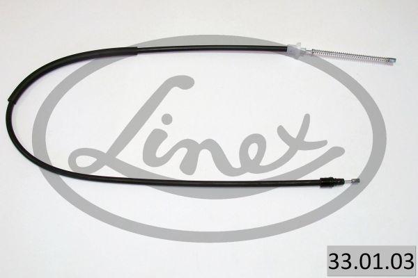 Linex 33.01.03 - Тросик, cтояночный тормоз autospares.lv