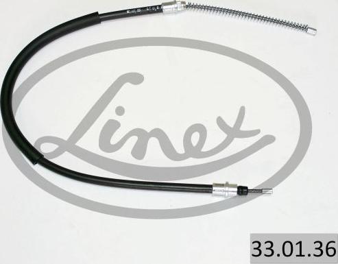 Linex 33.01.36 - Тросик, cтояночный тормоз autospares.lv