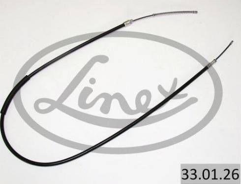 Linex 33.01.26 - Тросик, cтояночный тормоз autospares.lv