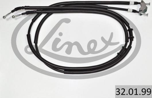 Linex 32.01.99 - Тросик, cтояночный тормоз autospares.lv