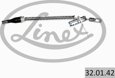 Linex 32.01.42 - Тросик, cтояночный тормоз autospares.lv