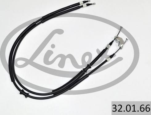 Linex 32.01.66 - Тросик, cтояночный тормоз autospares.lv