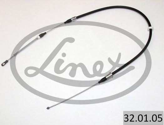 Linex 32.01.05 - Тросик, cтояночный тормоз autospares.lv