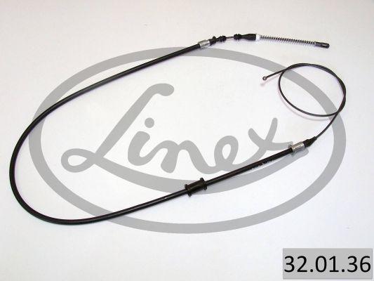 Linex 32.01.36 - Тросик, cтояночный тормоз autospares.lv