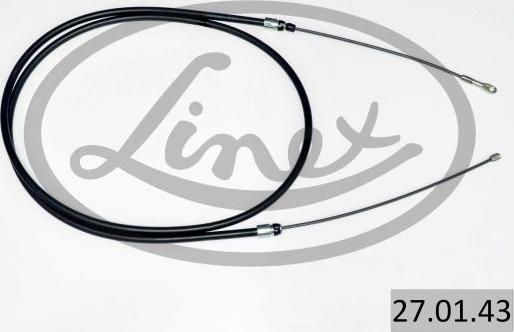 Linex 27.01.43 - Тросик, cтояночный тормоз autospares.lv