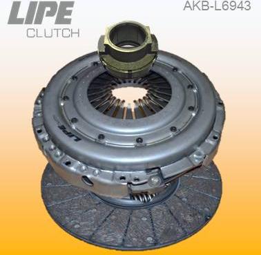 Lipe Clutch AKB-L6943 - Комплект сцепления autospares.lv