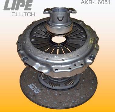 Lipe Clutch AKB-L6051 - Комплект сцепления autospares.lv