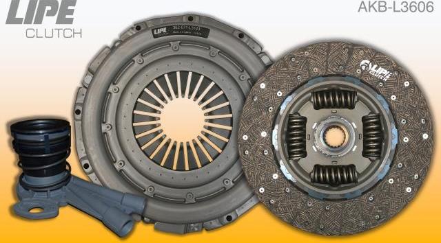 Lipe Clutch AKB-L3606 - Комплект сцепления autospares.lv