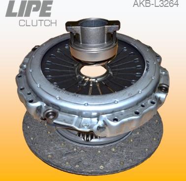 Lipe Clutch AKB-L3264 - Комплект сцепления autospares.lv