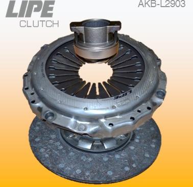 Lipe Clutch AKB-L2903 - Комплект сцепления autospares.lv