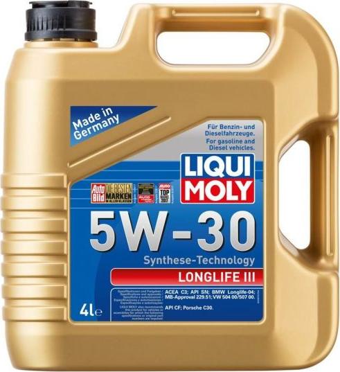 Liqui Moly P003760 - Моторное масло autospares.lv