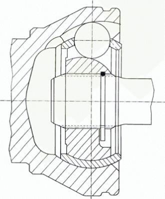 Löbro 302059 - Шарнирный комплект, ШРУС, приводной вал autospares.lv