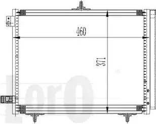 Loro 009-016-0011 - Конденсатор кондиционера autospares.lv