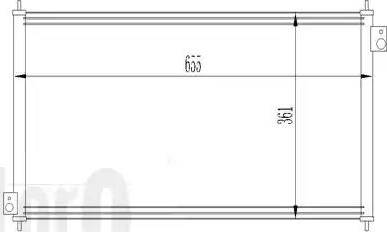 Loro 018-016-0006 - Конденсатор кондиционера autospares.lv