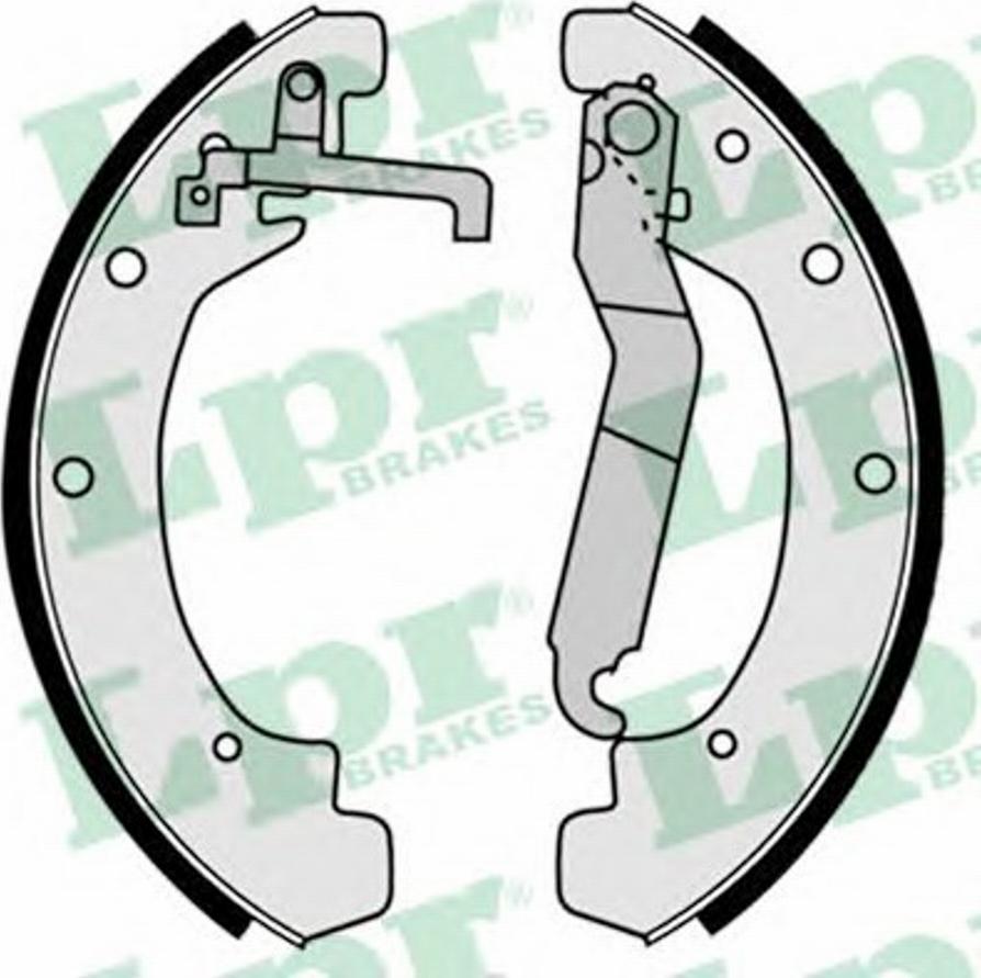 LPR 04120 - Тормозные колодки, дисковые, комплект autospares.lv