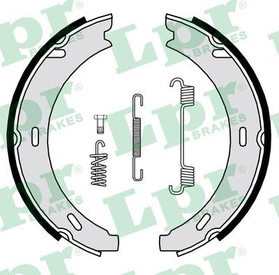 LPR 04729 - Комплект тормозов, ручник, парковка autospares.lv