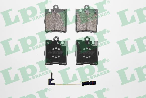 LPR 05P957A - Тормозные колодки, дисковые, комплект autospares.lv