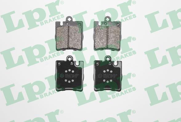 LPR 05P957 - Тормозные колодки, дисковые, комплект autospares.lv