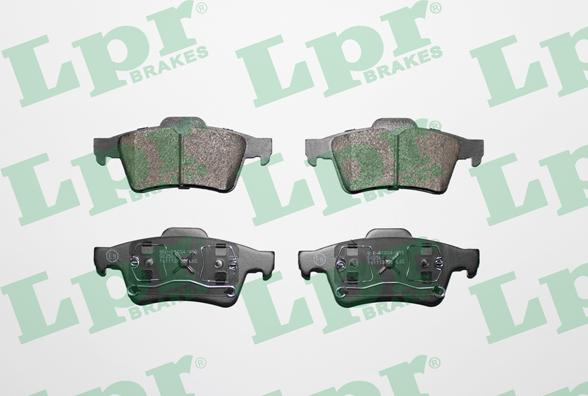 LPR 05P907 - Тормозные колодки, дисковые, комплект autospares.lv