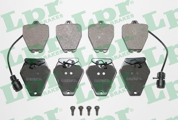 LPR 05P981 - Тормозные колодки, дисковые, комплект autospares.lv