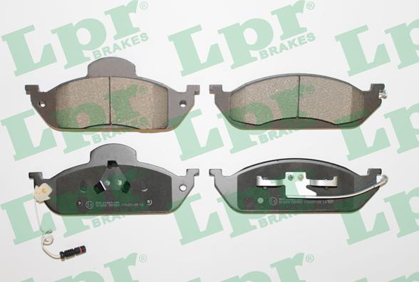 LPR 05P983 - Тормозные колодки, дисковые, комплект autospares.lv