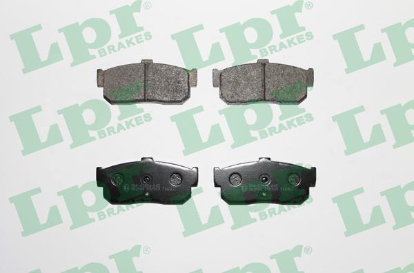 LPR 05P929 - Тормозные колодки, дисковые, комплект autospares.lv