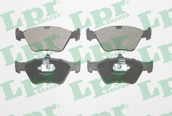 LPR 05P465 - Тормозные колодки, дисковые, комплект autospares.lv