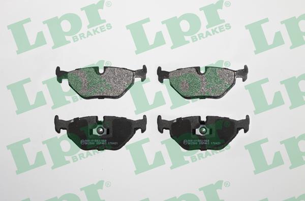 LPR 05P463 - Тормозные колодки, дисковые, комплект autospares.lv