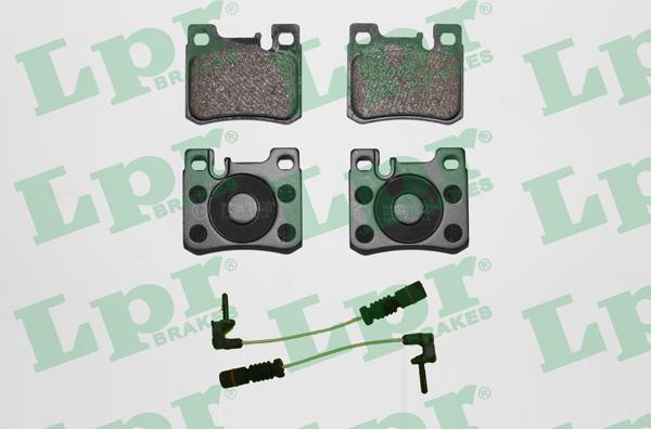 LPR 05P485A - Тормозные колодки, дисковые, комплект autospares.lv