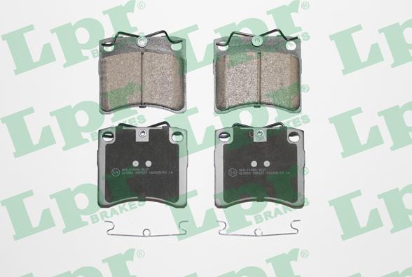 LPR 05P437 - Тормозные колодки, дисковые, комплект autospares.lv